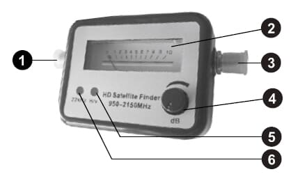 Satellit finder, tilslutning og brug